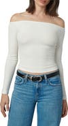 Joe's The Devin Off the Shoulder Crop Top