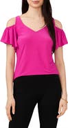 Chaus Cold Shoulder Top