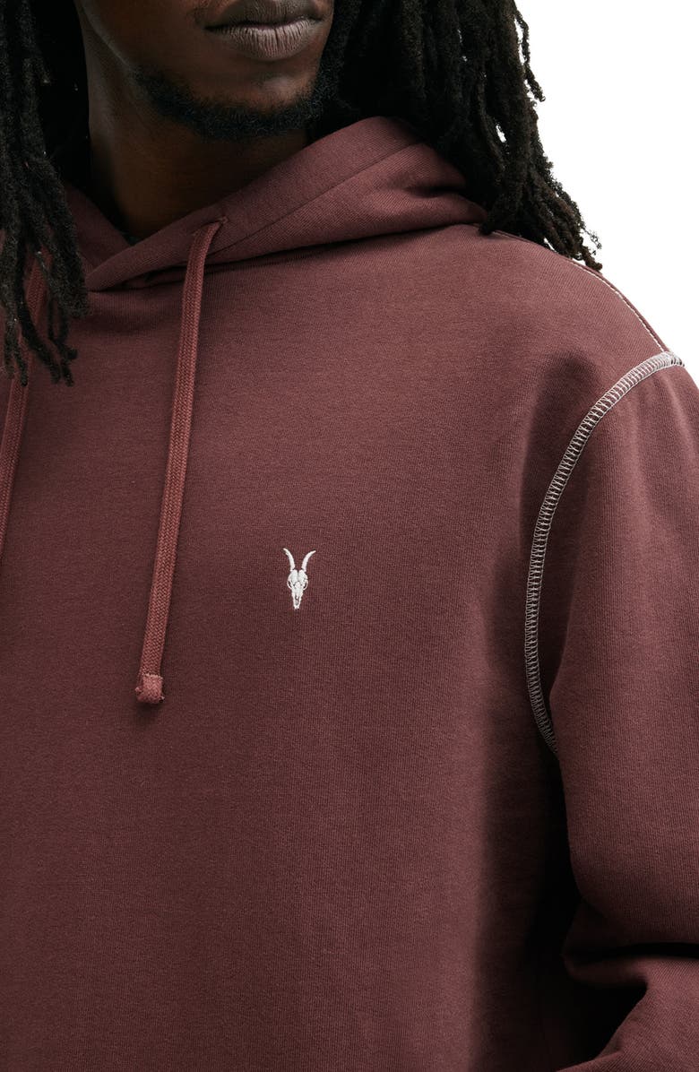 AllSaints Amir Oversize Pullover Hoodie, Alternate, color,