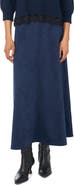 Vince Camuto Faux Suede A-Line Skirt