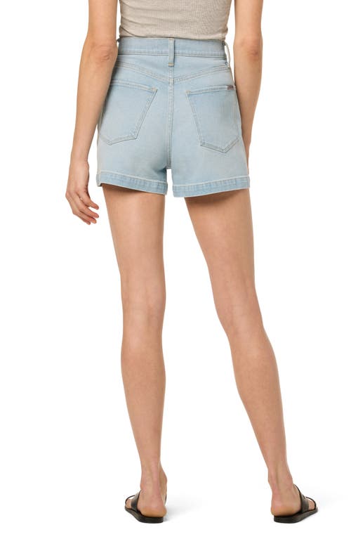 Joe's Pleat Front High Waist Denim Shorts In Finland