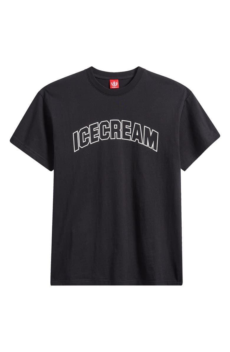 ICECREAM Outline Graphic T-Shirt, Alternate, color, Black