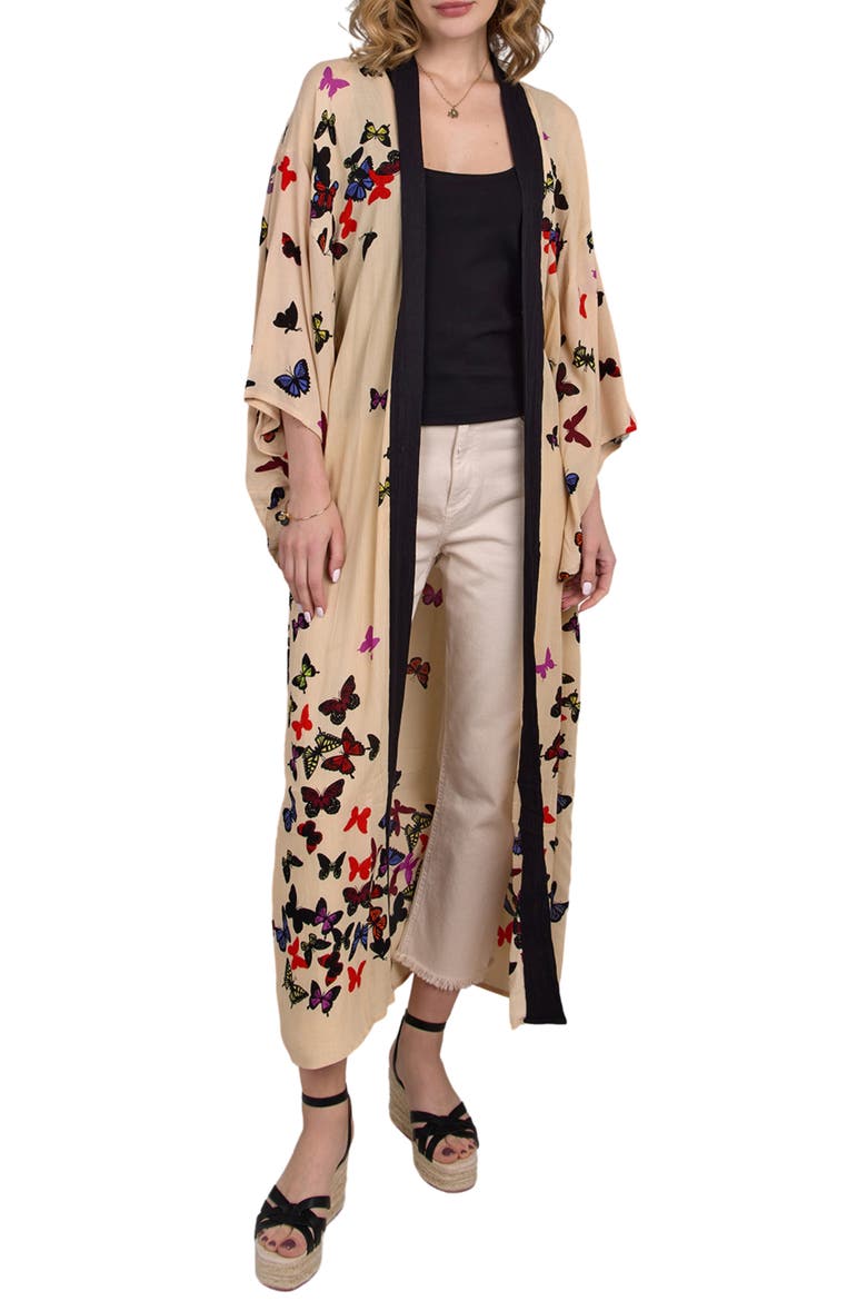 Butterfly Duster, Main, color, BEIGE