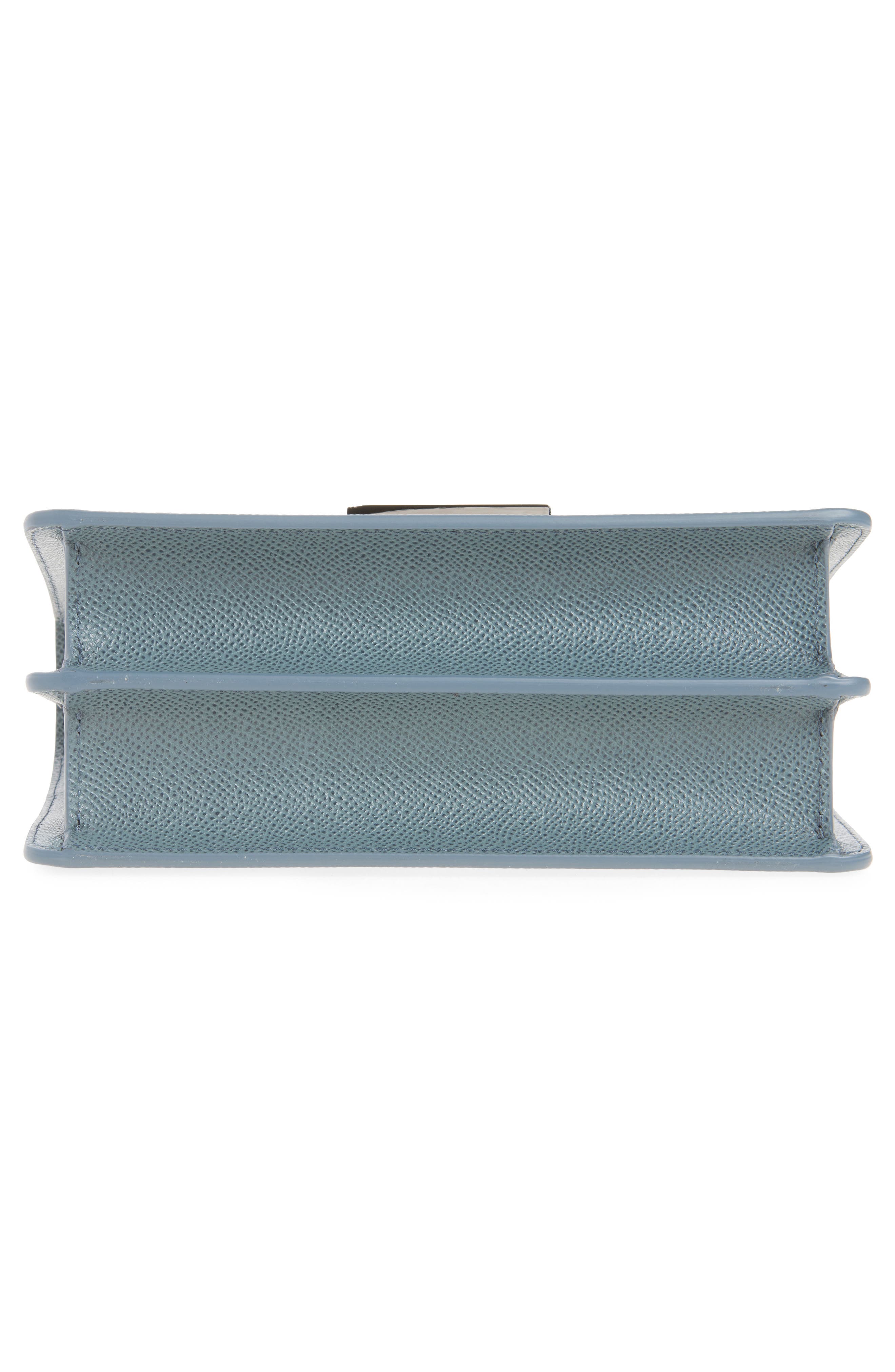 Small Dorian Leather Shoulder Bag, Alternate, color, AGAVE BLUE SILVER BUCKLE