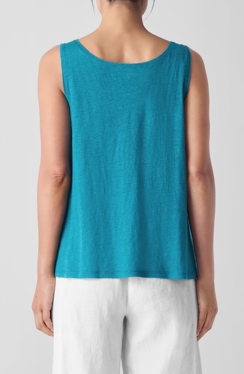 Eileen Fisher Organic Linen Tank, Alternate, color, Drgfy