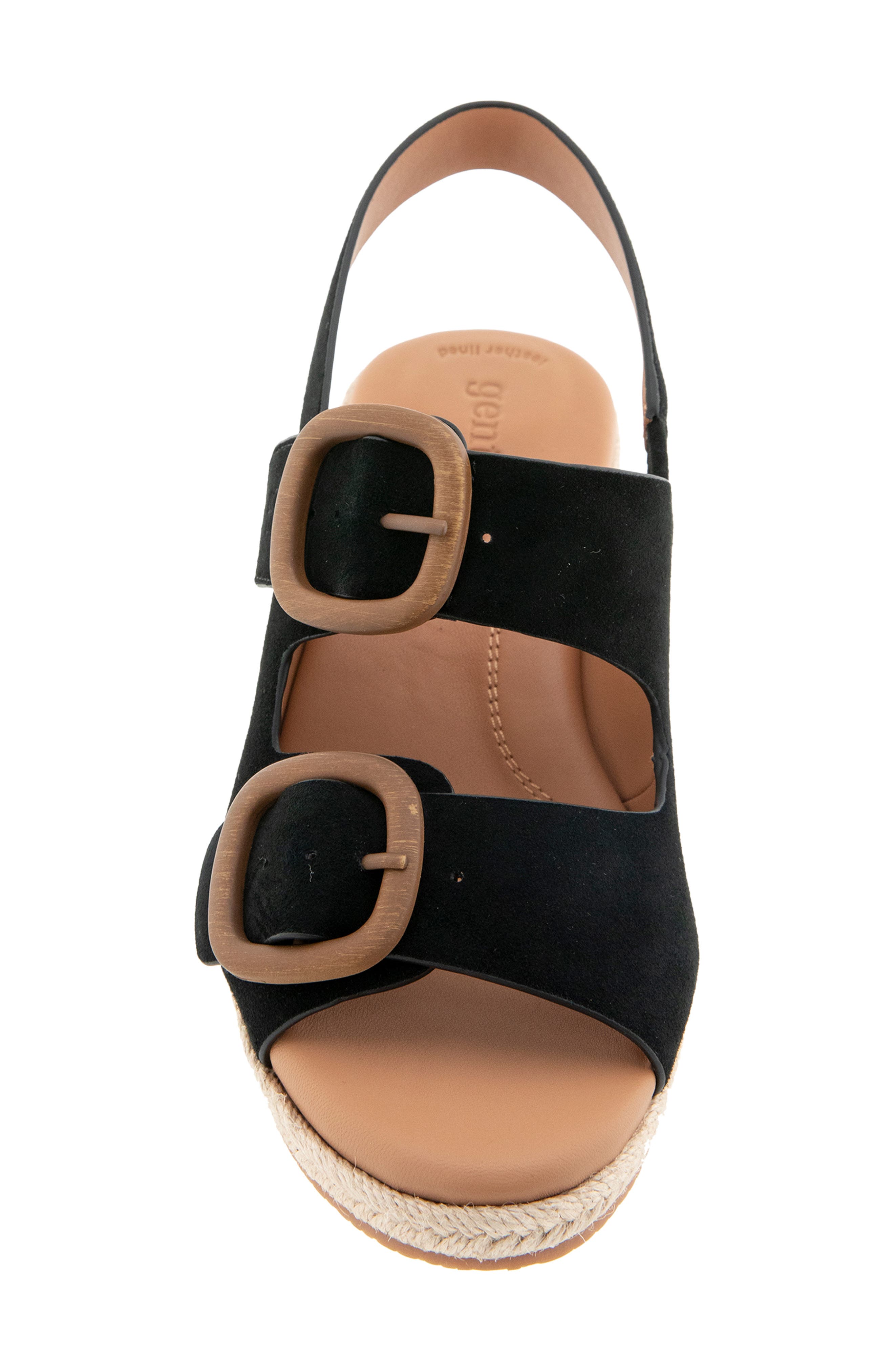 Gentle Souls Greca Espadrille Slingback Platform Wedge Sandal, Alternate, color, 