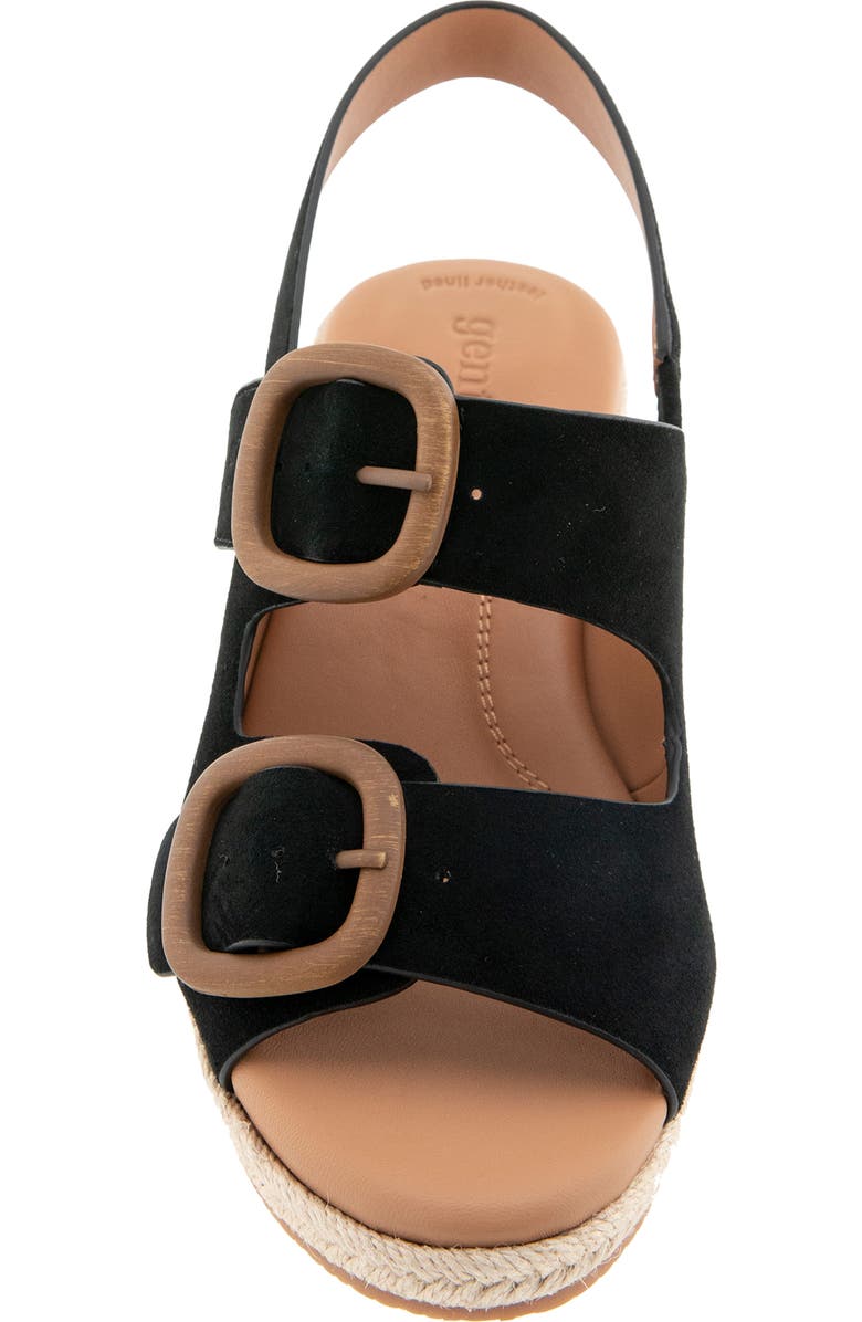 Gentle Souls Greca Espadrille Slingback Platform Wedge Sandal, Alternate, color,