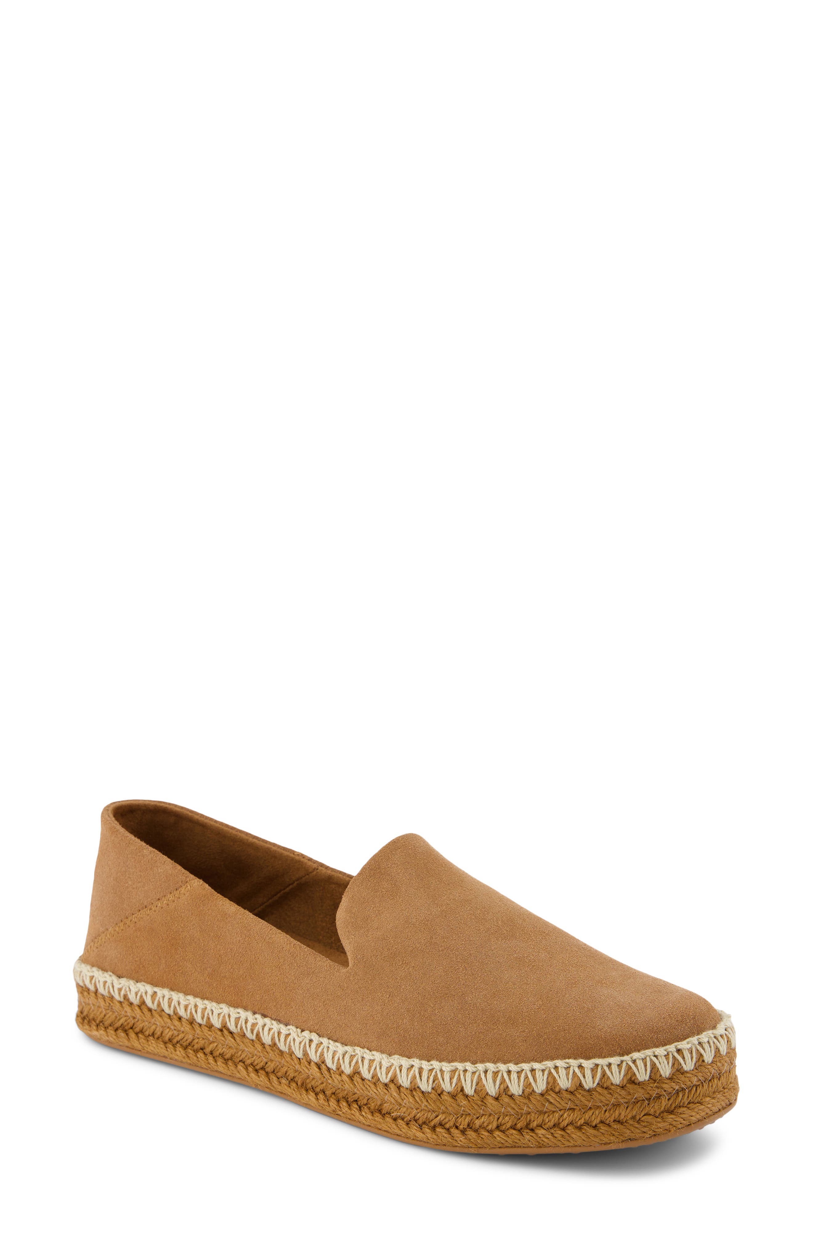 Carolina Platform Espadrille Sneaker, Main, color, BROWN