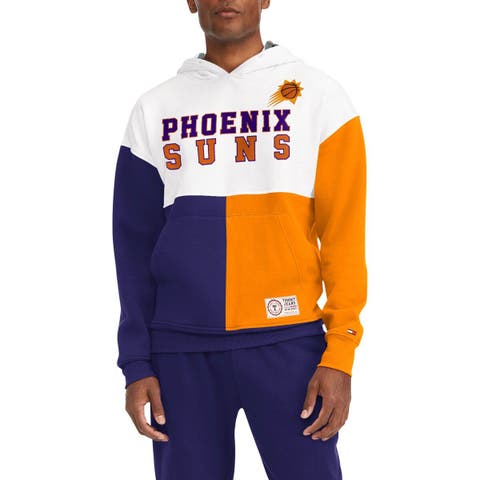 Men's Tommy Jeans White/Purple Phoenix Suns Andrew Split Pullover Hoodie