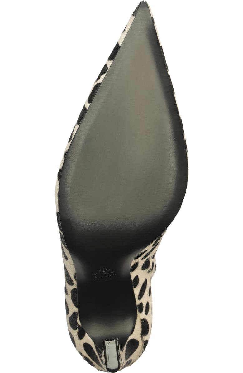 Schutz Maryann Curve Genuine Calf Hair Pointed Toe Bootie, Alternate, color,