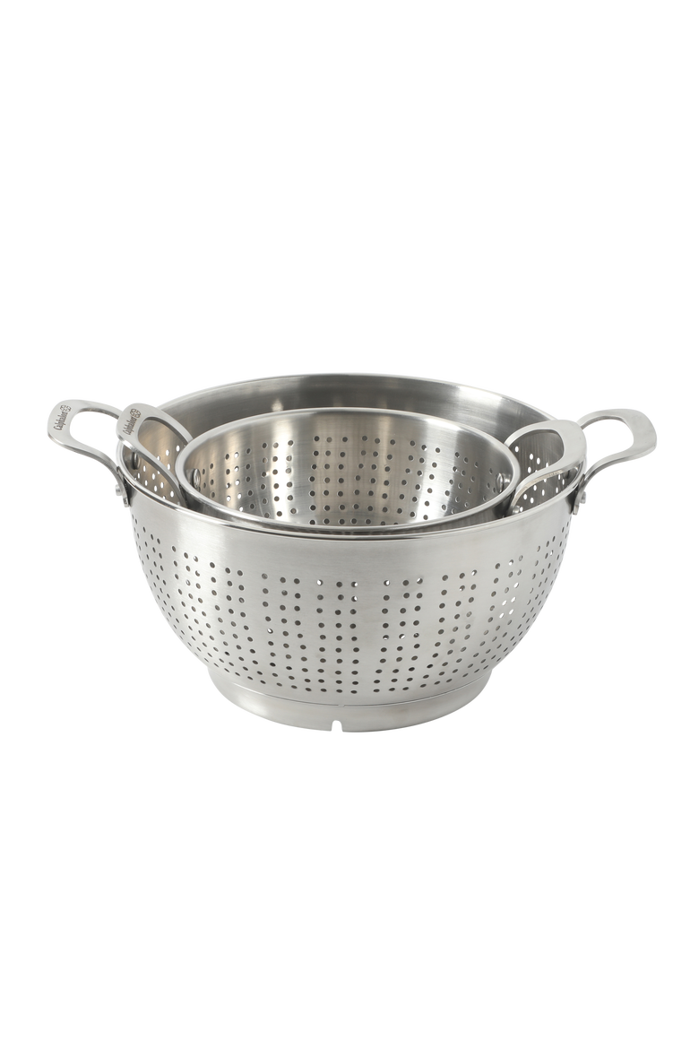 Astro 2 Piece Stainless Steel Colander and Strainer Set, Alternate, color, Silver