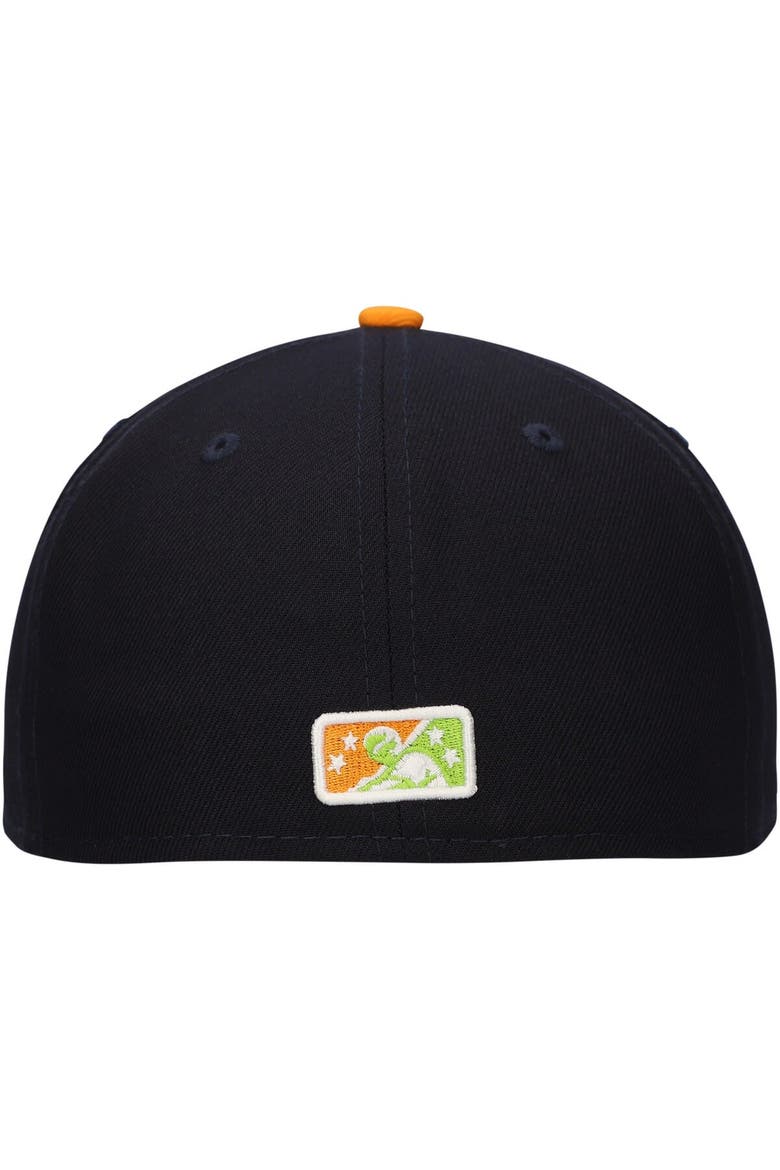 Men's New Era Navy Duraznos de Roma Copa de la Diversión 59FIFTY Fitted Hat, Alternate, color, Navy