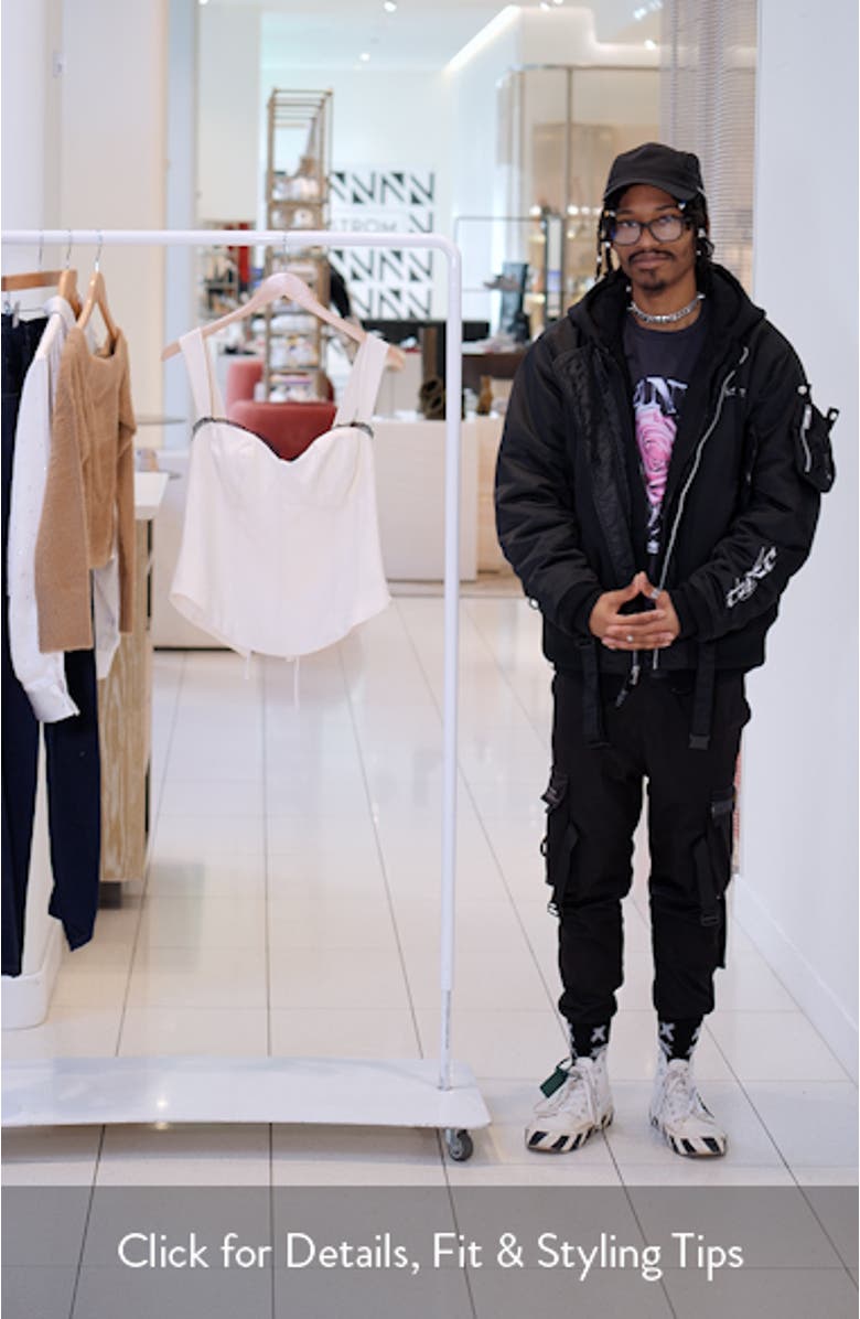 Alisa Lace Back Corset Tank, sales video thumbnail