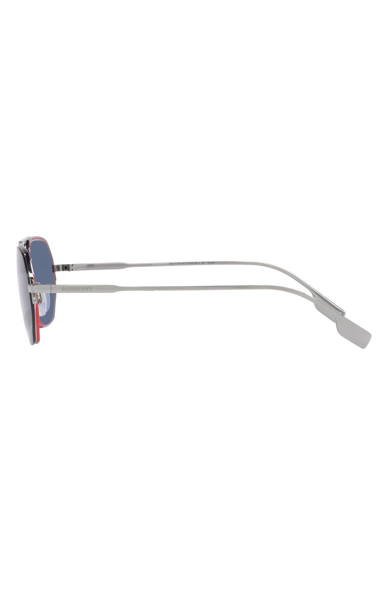 Burberry 57mm Aviator Sunglasses, Alternate, color,