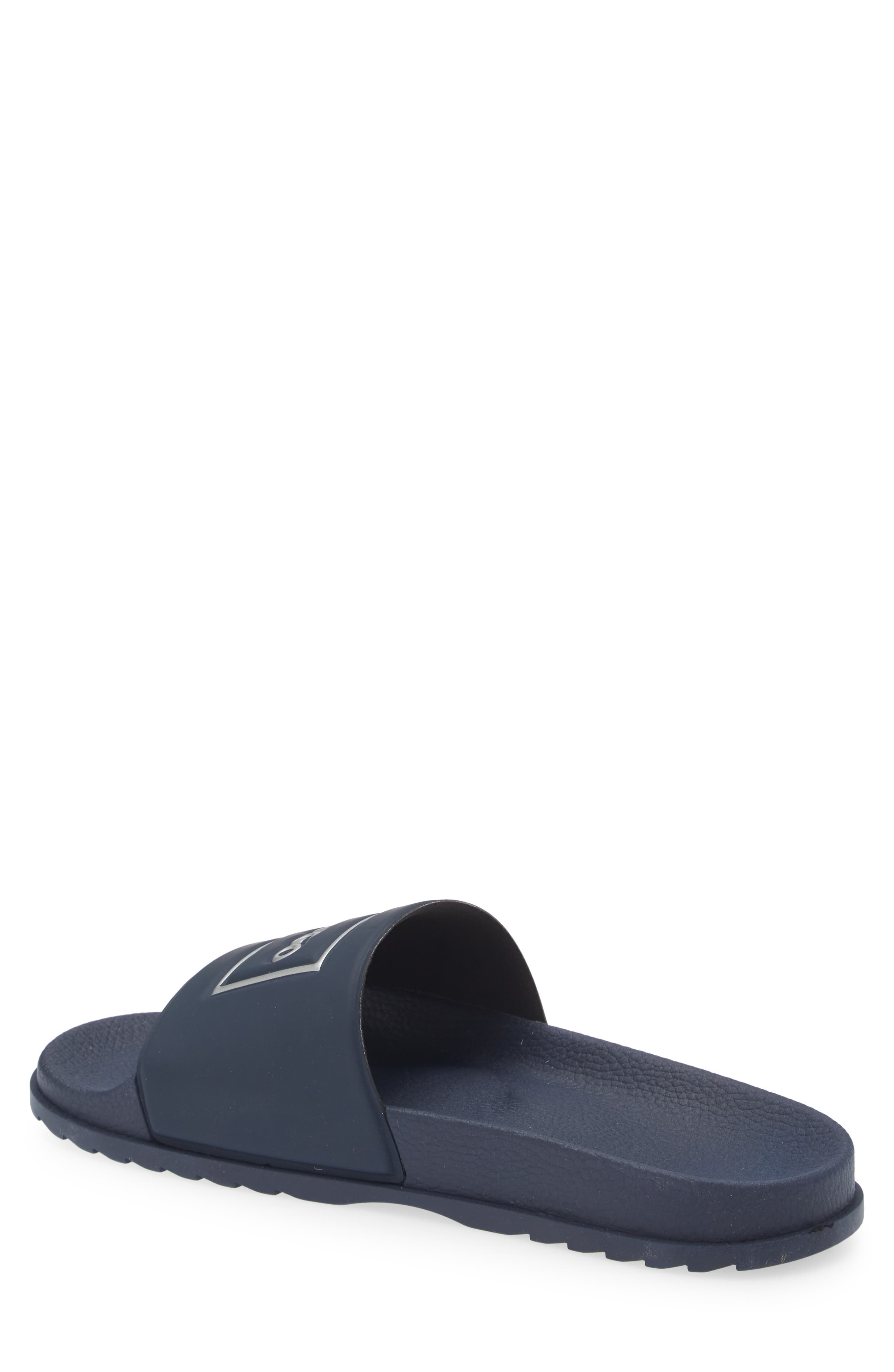 BOSS Match It Slide Sandal, Alternate, color, Dark Blue