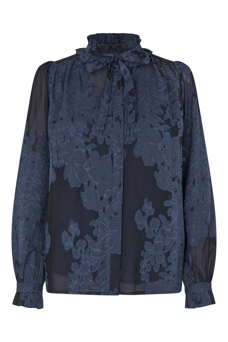 Rositadea Floral Appliqué Blouse, Alternate, color, Flora Imperial