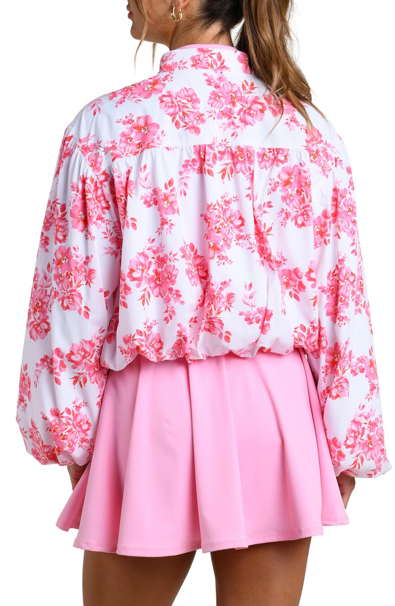 La Blanca Rally Rose Full-Zip Jacket, Alternate, color, White