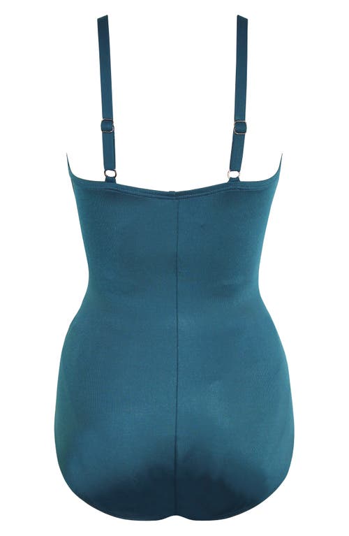 Miraclesuit Network Madero Crossover One-piece Swimsuit