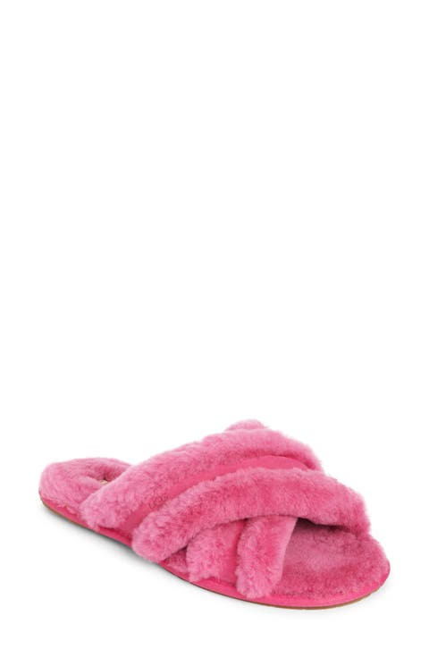 Scuffita Genuine Shearling Slide Slipper (Women)