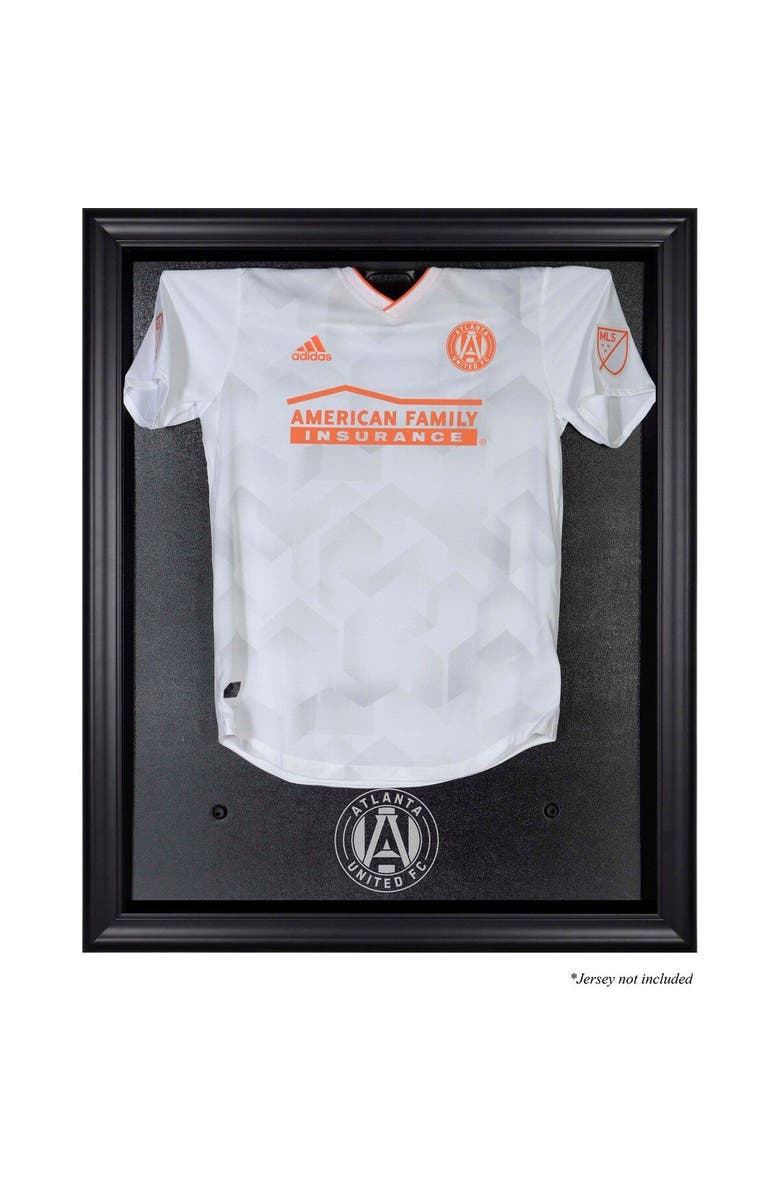 FANATICS AUTHENTIC Atlanta United FC Black Framed Team Logo Jersey Display Case, Main, color, 