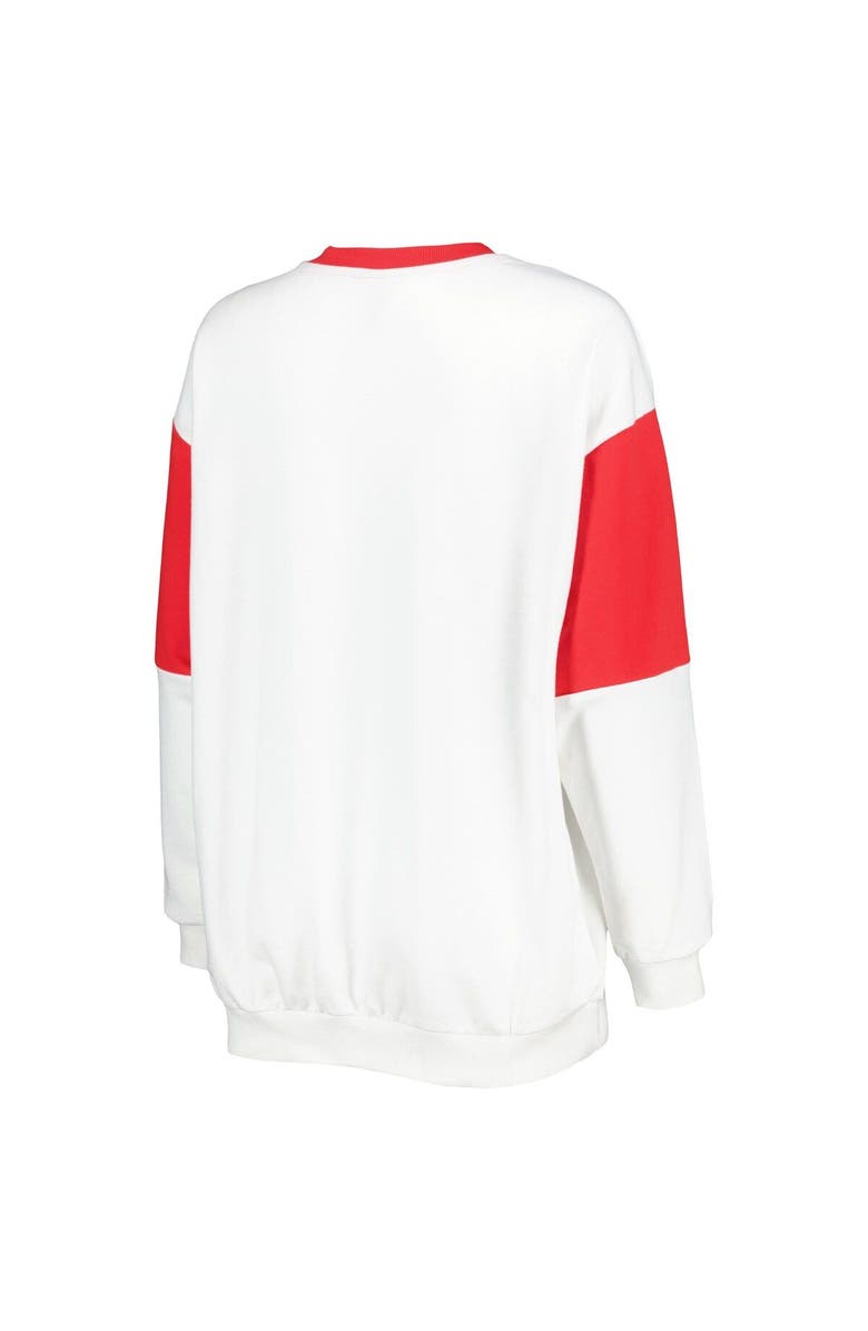 GAMEDAY COUTURE Women's Gameday Couture White Nebraska Huskers It's A Vibe Dolman Pullover Sweatshirt, Alternate, color, White