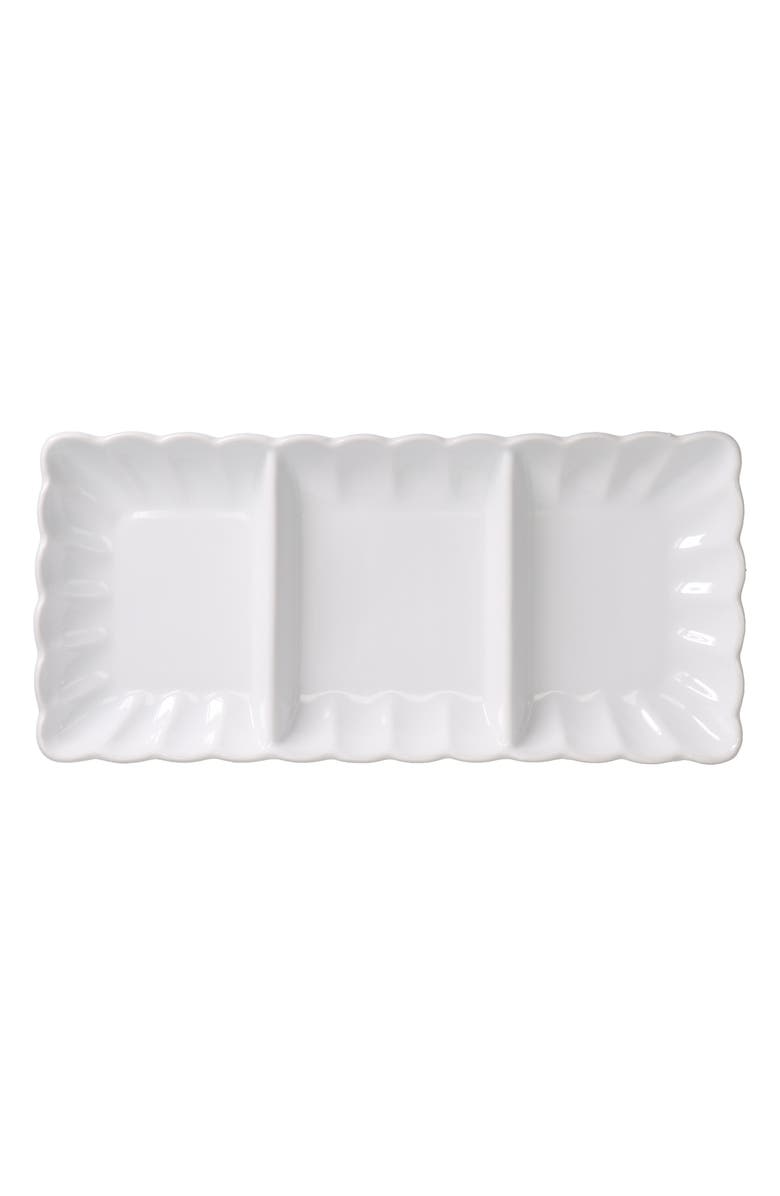 BIA Cordon Bleu Petal Set of 2 Divided Dishes Set, Alternate, color, White