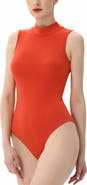Kimi & Kai Turtleneck Sleeveless Bodysuit