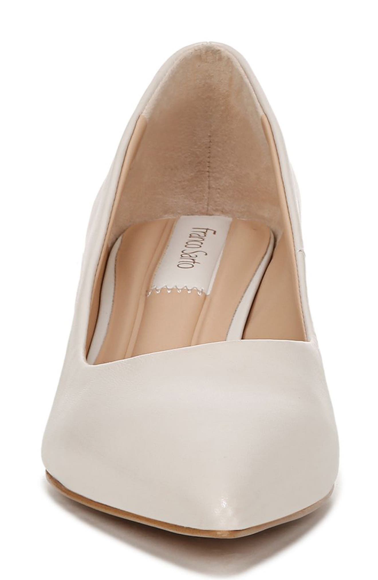 Racer Pointed Toe Pump, Alternate, color, PUTTY