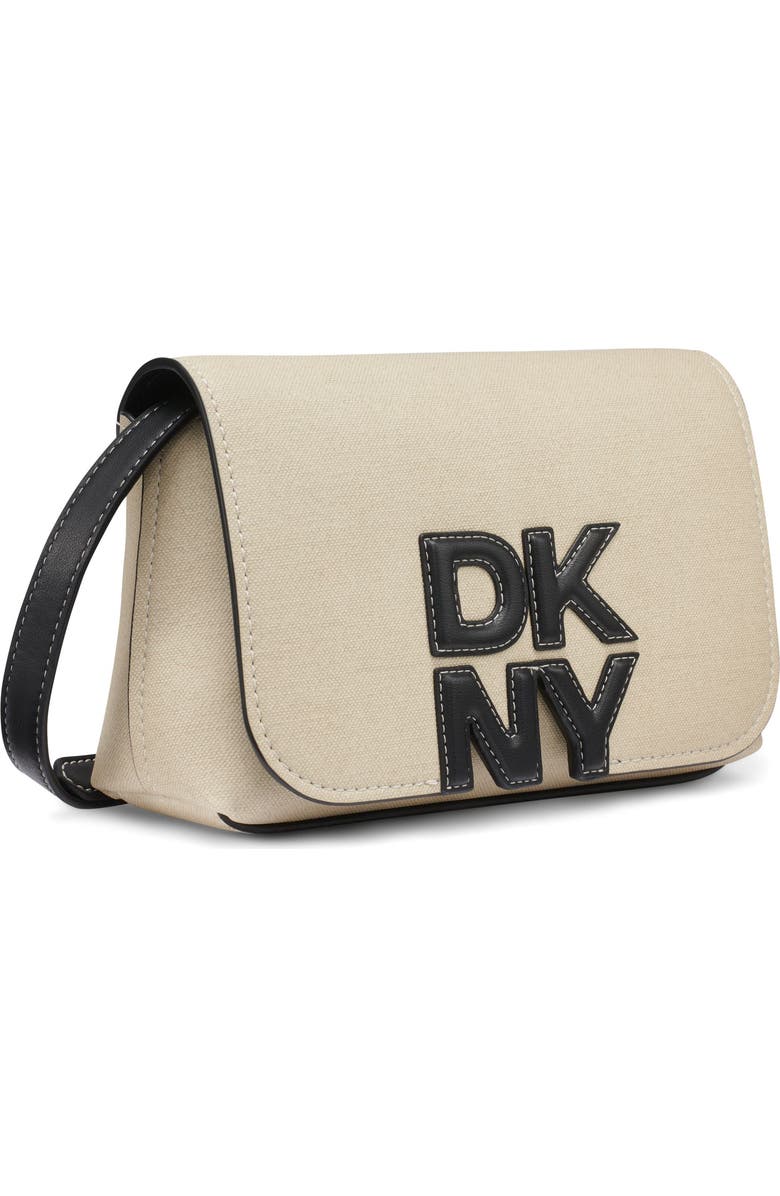 DKNY Nicole Crossbody, Alternate, color, Natural/Black