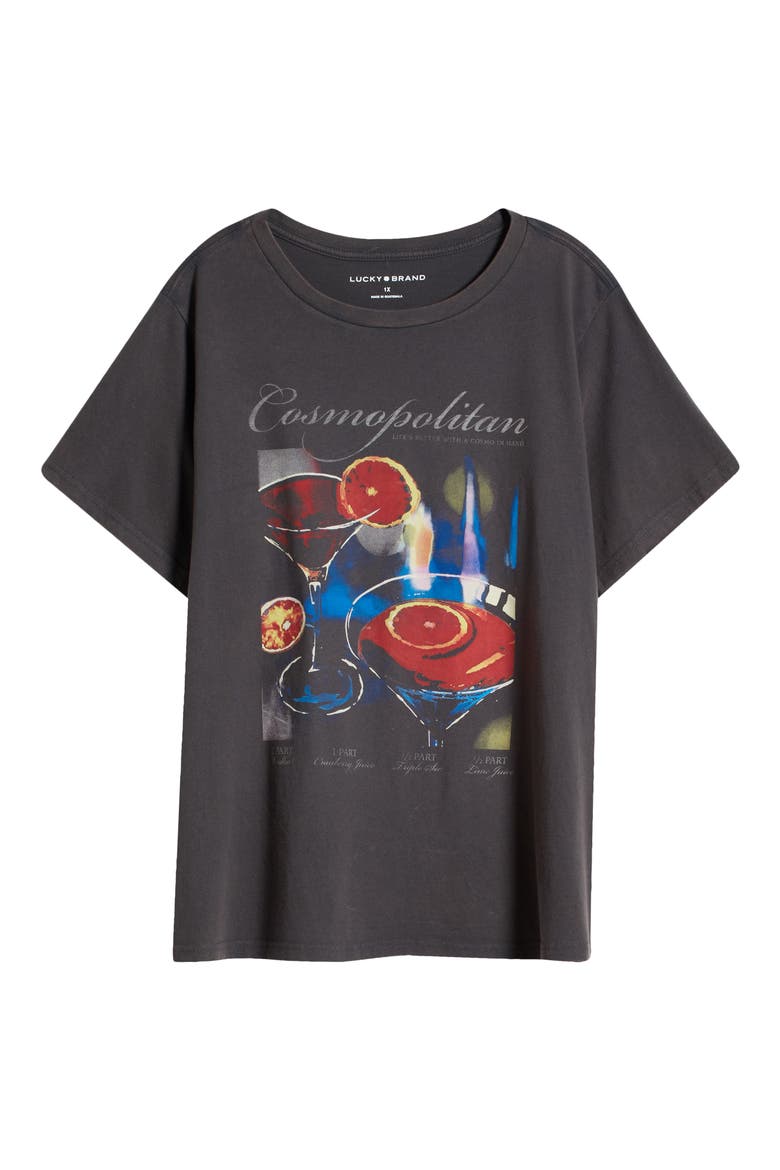 Cosmopolitan Cotton Graphic T-Shirt, Alternate, color, JET BLACK