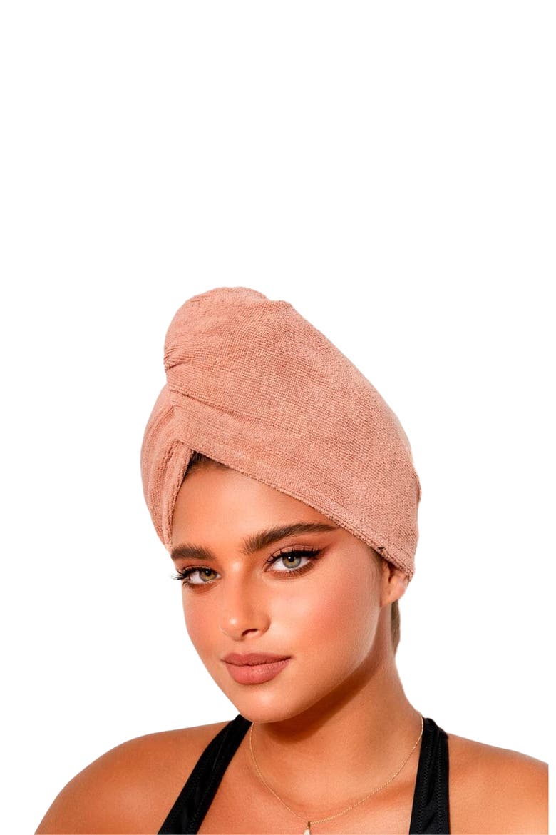NKB Hair Towel, Alternate, color, Rose