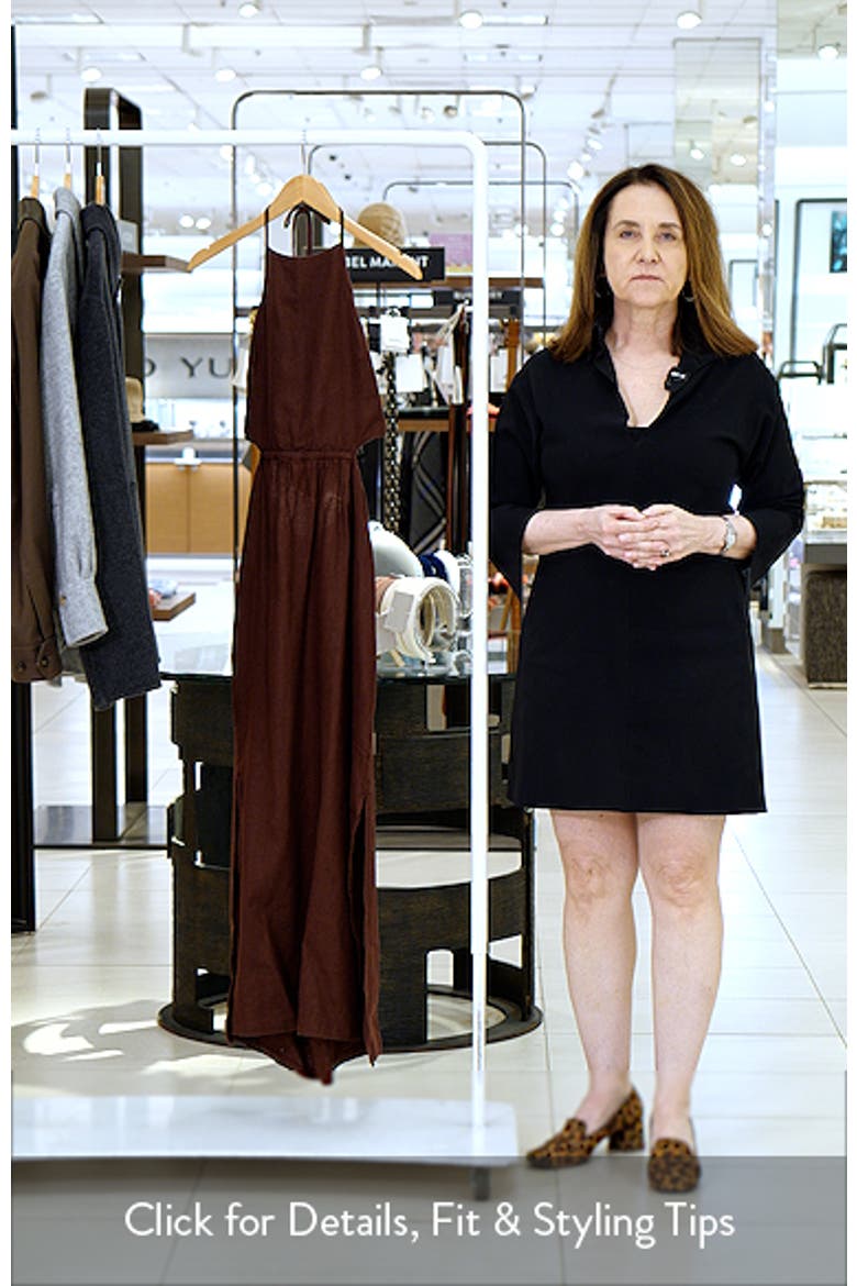 SoftWash Linen Halter Dress video