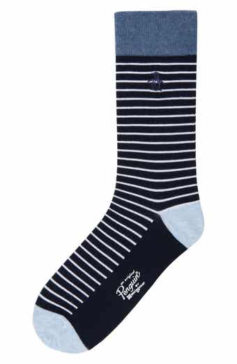 Milton Stripe Cotton Stretch Dress Socks
