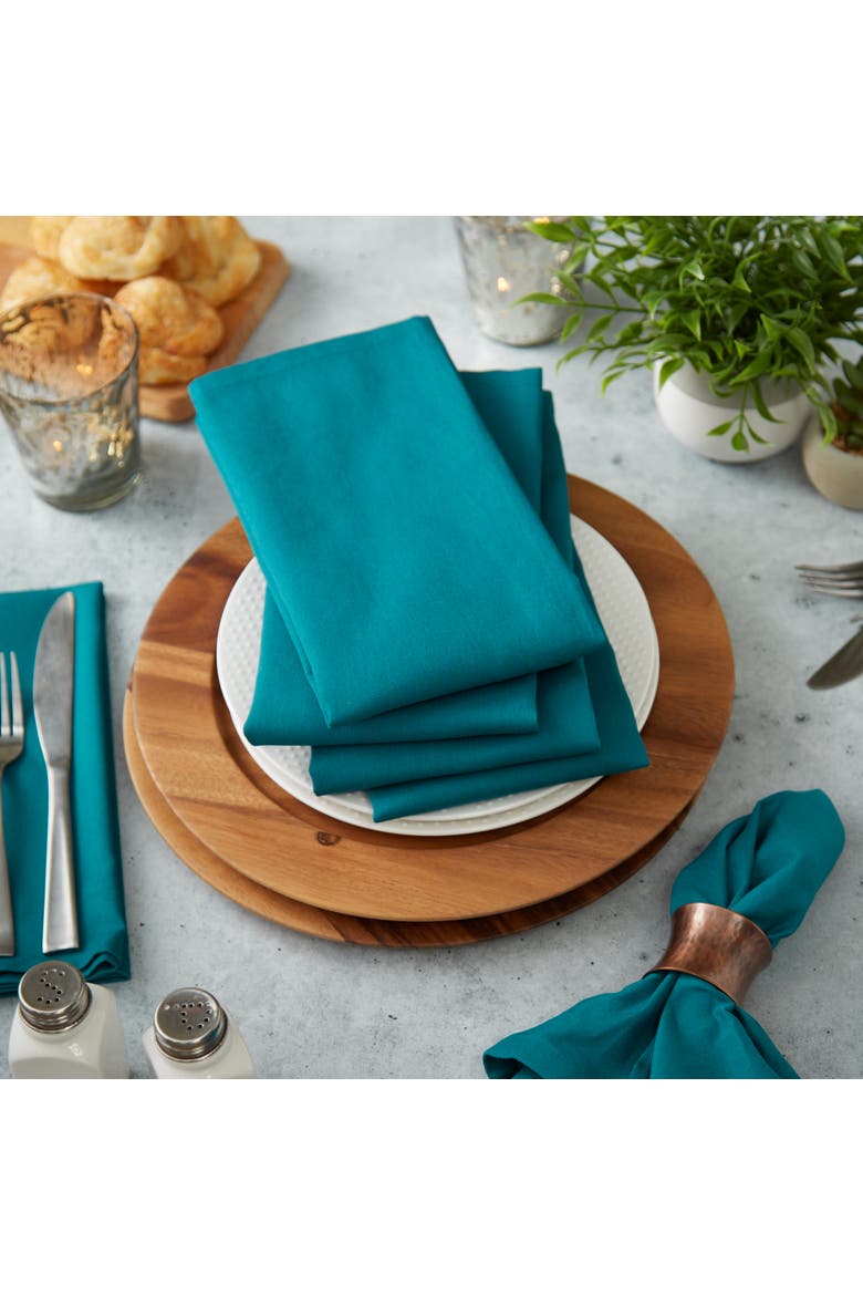 Solid Everyday Cloth Napkin Set/6, Alternate, color, Sky Blue