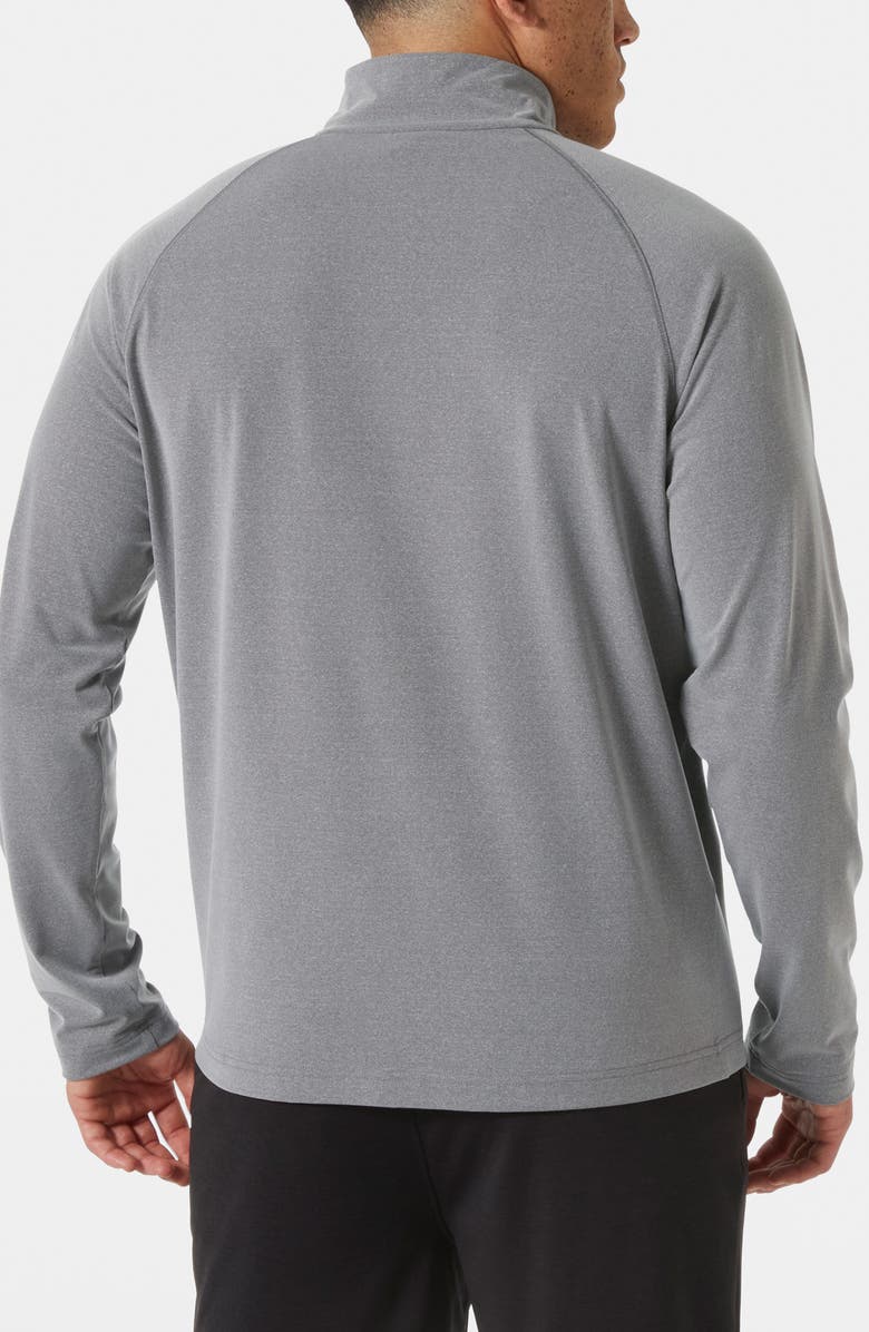 Helly Hansen Tyri Half Zip Pullover, Alternate, color, Ebony Melange