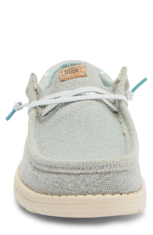 Hey Dude Wally Moc Toe Slip-on Shoe In Green
