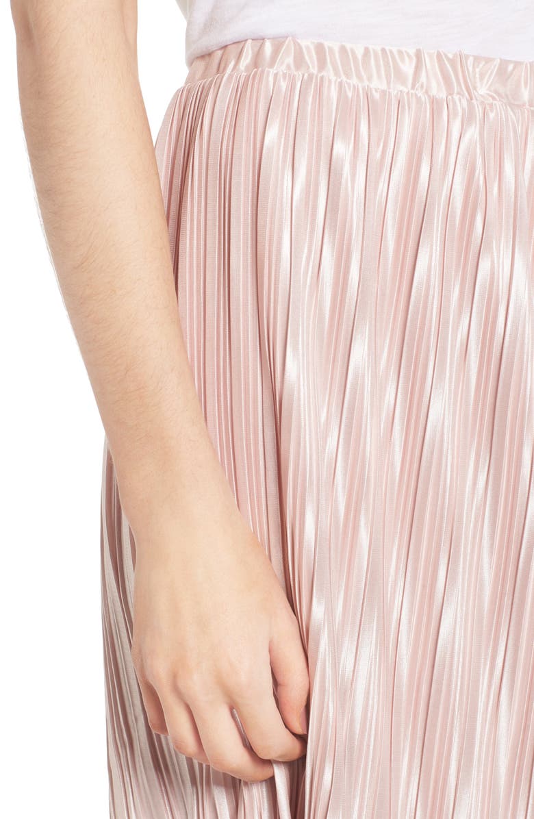 Chelsea28 Plissé Pleat Skirt, Alternate, color,