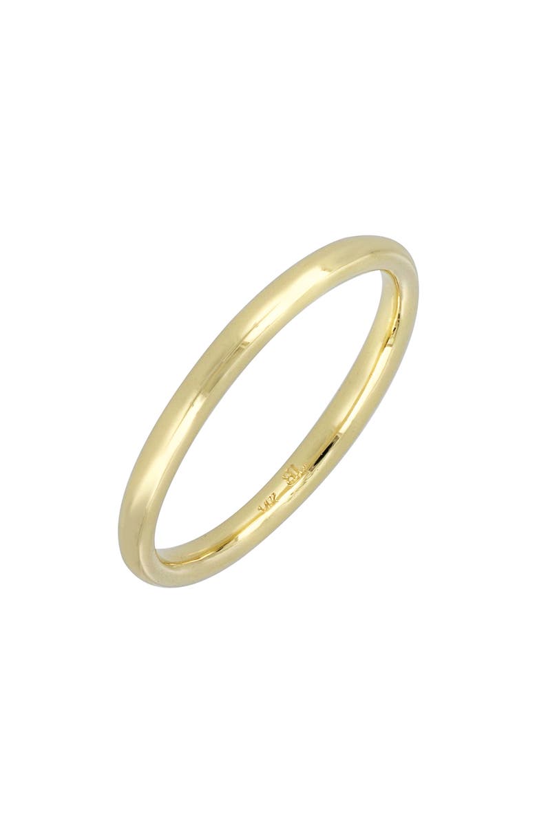 Bony Levy 14K Gold Wedding Band Ring, 2mm, Main, color,