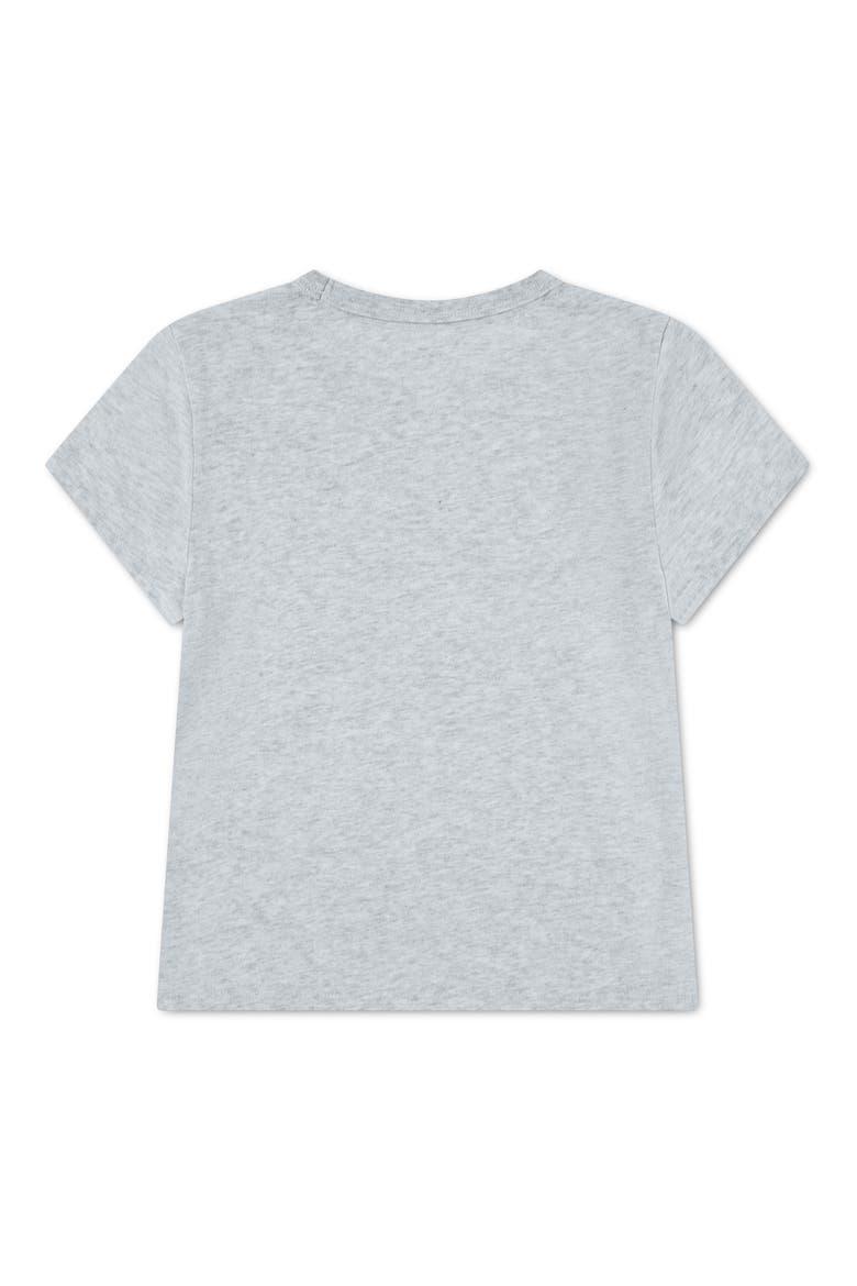 Kids' Graphic Cotton Blend T-Shirt, Alternate, color, LIGHT GREY HEATHER