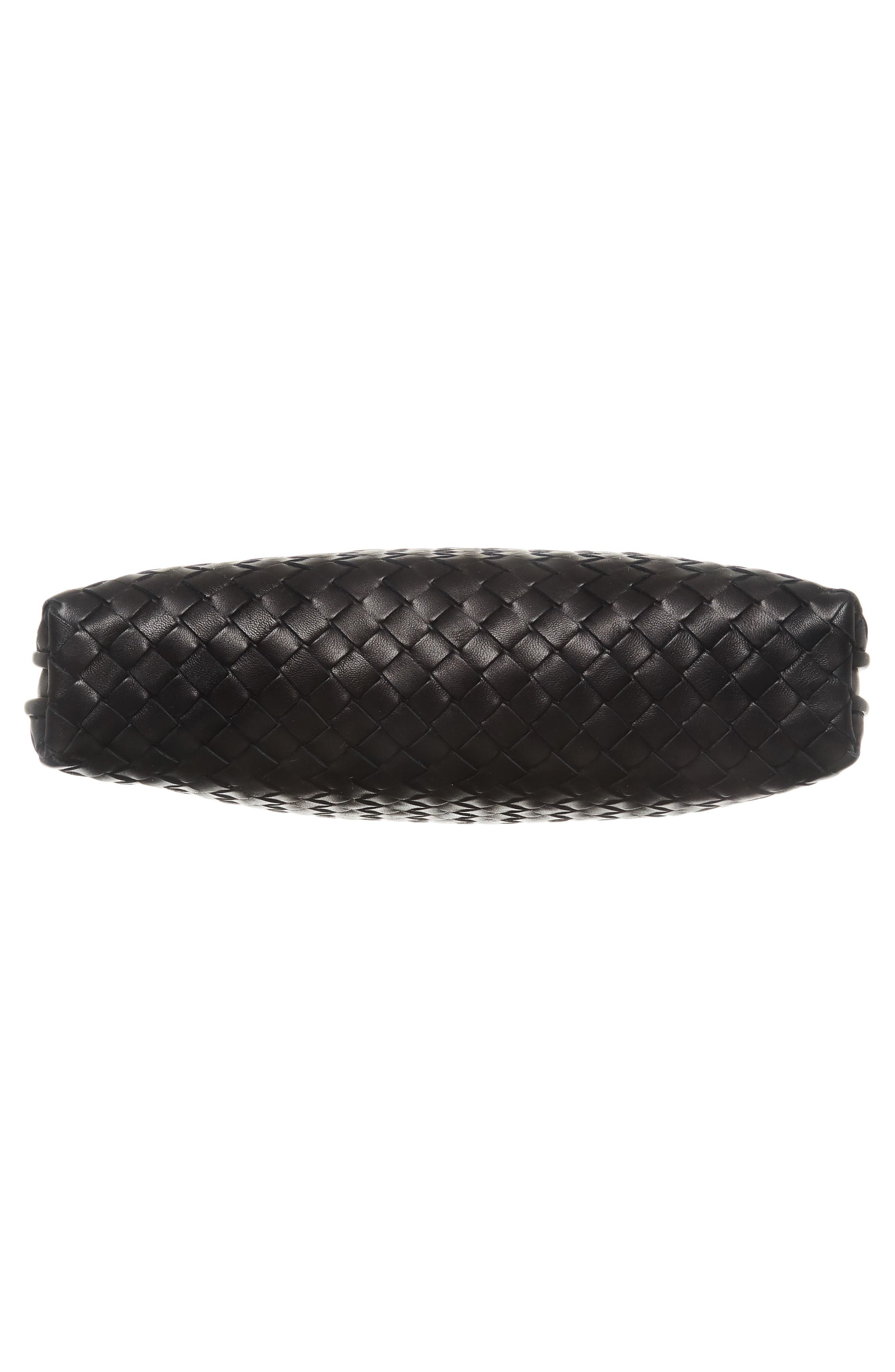 Nodini Woven Leather Crossbody Bag, Alternate, color, NERO