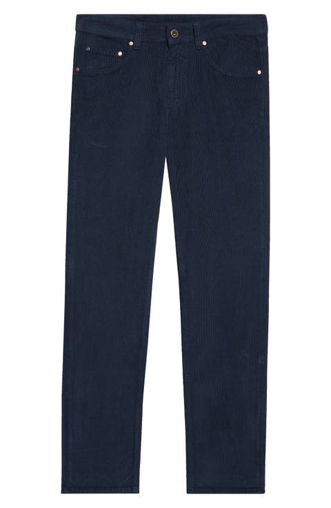 Five-Pocket Stretch Corduroy Pants