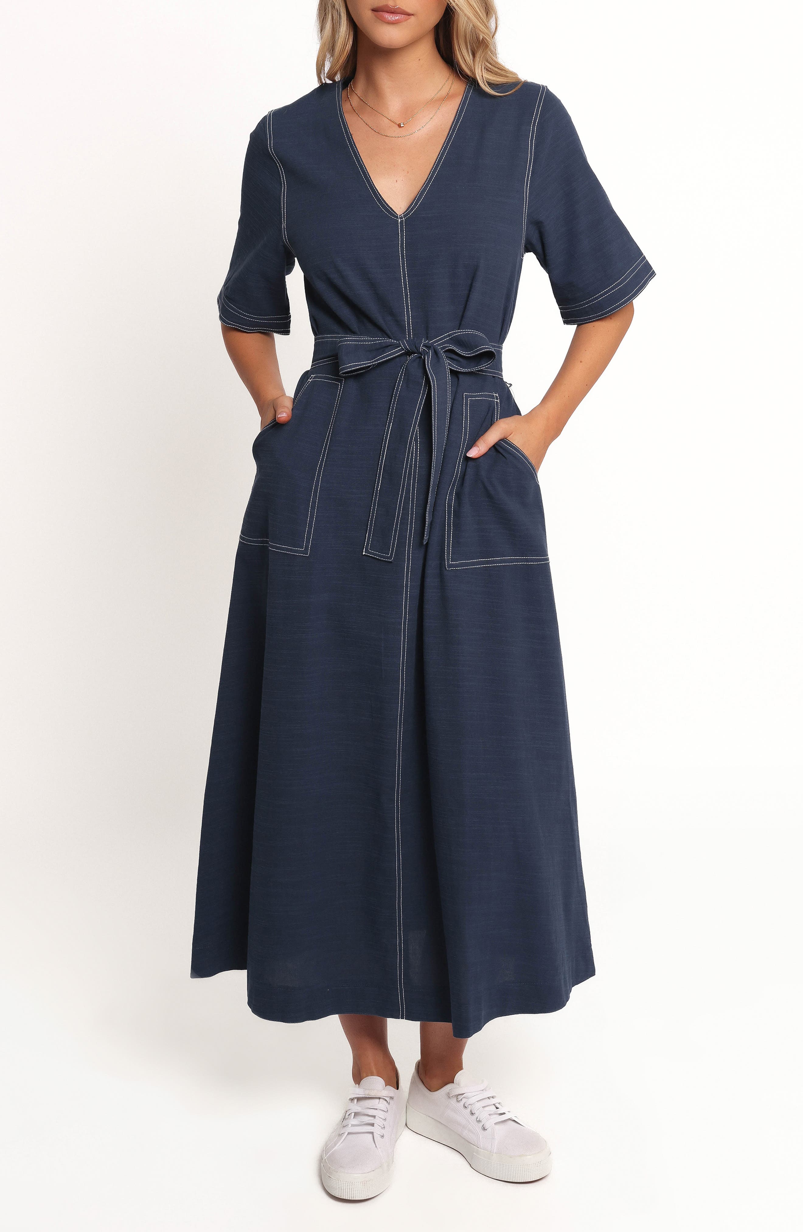 Petal & Pup Kade Cotton Midi Dress