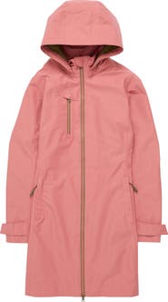 Seasalt Cornwall Coverack Waterproof Organic Cotton Raincoat with Removable Hood
