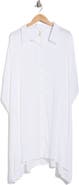 BOHO ME Button Front Sharkbite Hem Cover-Up Tunic