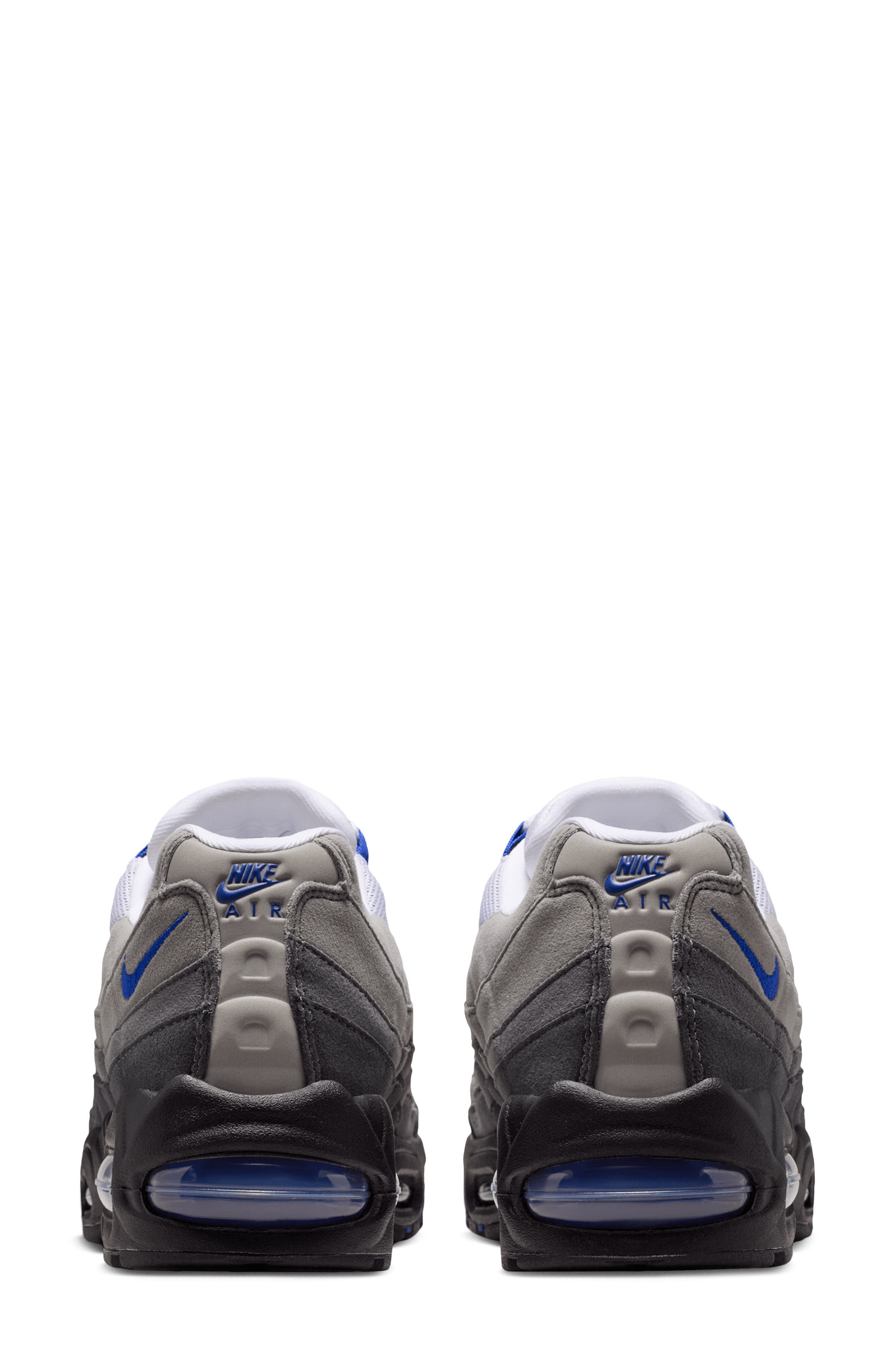 Air Max 95 Big Bubble Sneaker, Alternate, color, BLACK/ WHITE/ GREY/ ROYAL