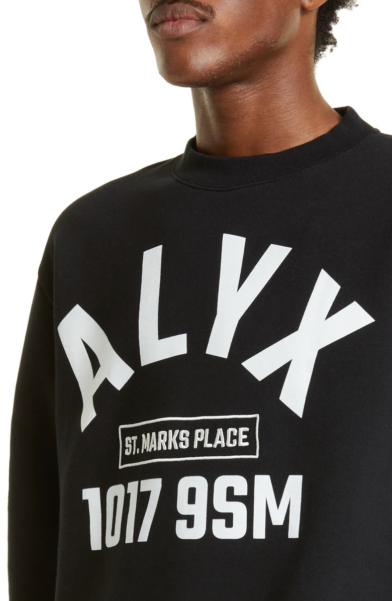 1017 ALYX 9SM Arch Logo Graphic Sweatshirt, Alternate, color, 