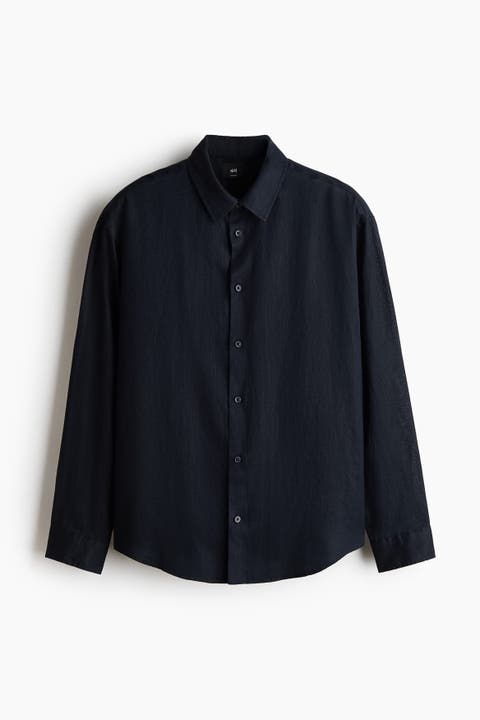 Relaxed Fit Linen Shirt