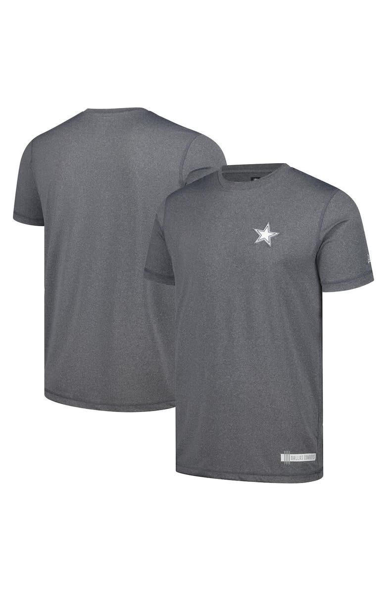 New Era Men's New Era Heather Gray Dallas Cowboys 2024 NFL Training Camp T-Shirt, Alternate, color, Heather Gray