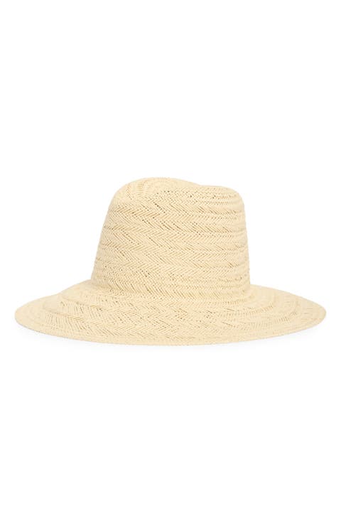 Herringbone Weave Panama Hat