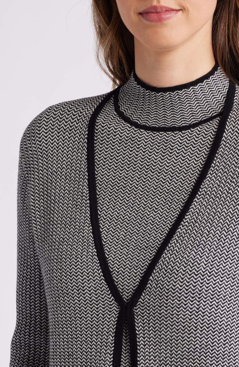 Anne Klein Oversize Longline Cardigan, Alternate, color,